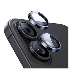   ESR kameravédő üveg (9H + segédkeret) FEKETE Apple iPhone 17, iPhone 16 Plus, iPhone 16