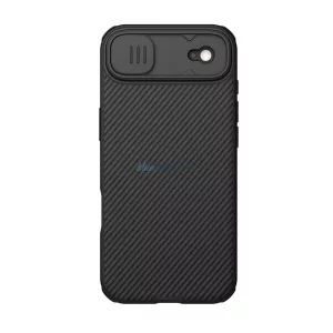 NILLKIN CAMSHIELD PRO szilikon telefonvédő (ütésállóság, kameravédő, csíkos) FEKETE Apple iPhone 17 Air