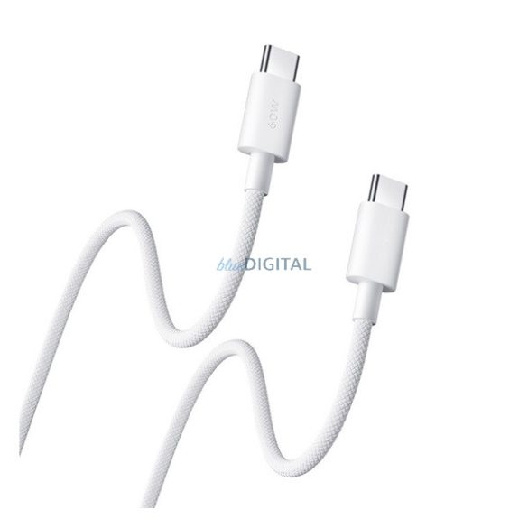 XIAOMI adatkábel (Type-C - Type-C, 3A, gyorstöltő, 100cm) FEHÉR
