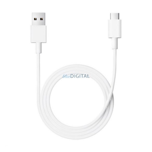 XIAOMI BHR087GGL adatkábel (USB - Type-C, 3A, gyorstöltő, 100cm) FEHÉR