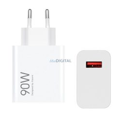   XIAOMI HYPERCHARGE COMBO hálózati töltő USB aljzat (90W, gyorstöltő) FEHÉR