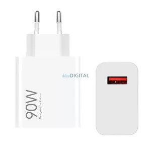 XIAOMI HYPERCHARGE COMBO hálózati töltő USB aljzat (90W, gyorstöltő) FEHÉR
