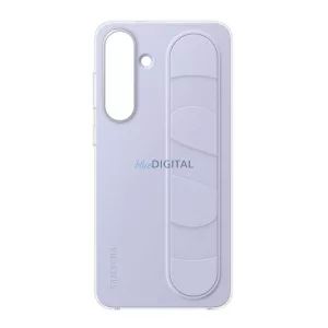 SAMSUNG szilikon telefonvédő (matt, beépített szíj, kitámasztó) VILÁGOSKÉK Samsung Galaxy S25 FE (SM-S731)