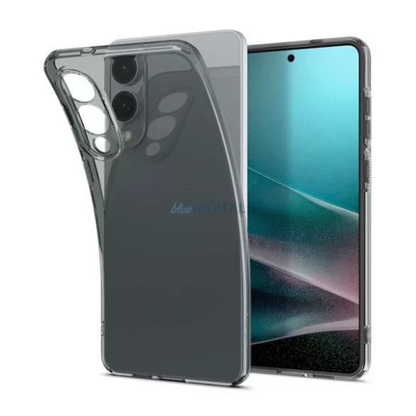SPIGEN LIQUID CRYSTAL szilikon telefonvédő (ütésállóság, légpárnás sarok) SÖTÉTSZÜRKE Samsung Galaxy S25 Edge (SM-S937)