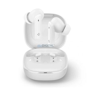 SPIGEN SA2402 ANC PRO bluetooth fülhallgató SZTEREO (v5.2, TWS, mikrofon, aktív zajszűrő + töltőtok) FEHÉR