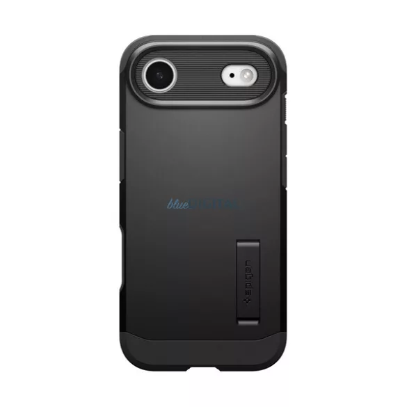 SPIGEN TOUGH ARMOR MAG T műanyag telefonvédő (ütésállóság, kitámasztó, MagSafe) FEKETE Apple iPhone 17 Air