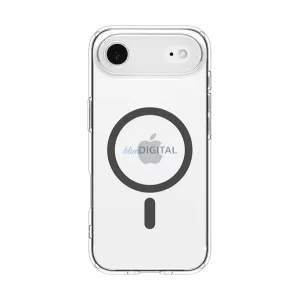 SPIGEN ULTRA HYBRID MAG műanyag telefonvédő (ütésállóság, légpárnás keret, MagSafe) SÖTÉTSZÜRKE Apple iPhone 17 Air