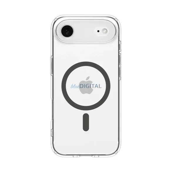 SPIGEN ULTRA HYBRID MAG műanyag telefonvédő (ütésállóság, légpárnás keret, MagSafe) SÖTÉTSZÜRKE Apple iPhone 17 Air