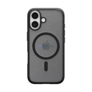 SPIGEN ULTRA HYBRID MAG műanyag telefonvédő (ütésállóság, légpárnás keret, matt, MagSafe) FEKETE Apple iPhone 17