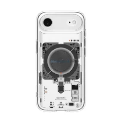   SPIGEN ULTRA HYBRID MAG NEO ONE műanyag telefonvédő (ütésállóság, légpárnás keret, MagSafe) ÁTLÁTSZÓ Apple iPhone 17 Air