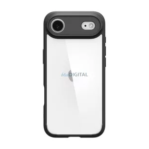 SPIGEN ULTRA HYBRID műanyag telefonvédő (ütésállóság, légpárnás keret) ÁTLÁTSZÓ/FEKETE Apple iPhone 17 Air