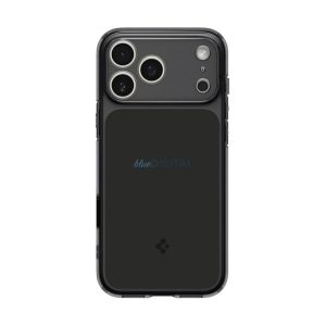SPIGEN ULTRA HYBRID T MAG műanyag telefonvédő (ütésállóság, légpárnás keret, MagSafe) FEKETE Apple iPhone 17 Pro