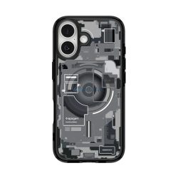   SPIGEN ULTRA HYBRID ZERO ONE műanyag telefonvédő (ütésállóság, légpárnás keret, MagSafe) FEKETE Apple iPhone 17
