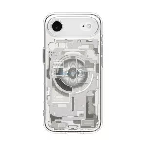 SPIGEN ULTRA HYBRID ZERO ONE műanyag telefonvédő (ütésállóság, légpárnás keret, MagSafe) TITÁNSZÜRKE Apple iPhone Air
