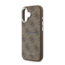   GUESS 4G MAGSAFE szilikon telefonvédő (ütésállóság, műanyag hátlap) BARNA Apple iPhone 17