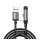 JOYROOM S-A56 ENJOYX SERIES adatkábel (USB - lightning, 3A, gyorstöltő, 120cm, 90 fokos, cipőfűző) FEKETE