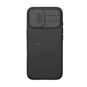 NILLKIN CAMSHIELD PRO MAGNETIC műanyag telefonvédő (ütésállóság, kameravédő, mágneses, csíkos) FEKETE Apple iPhone 17