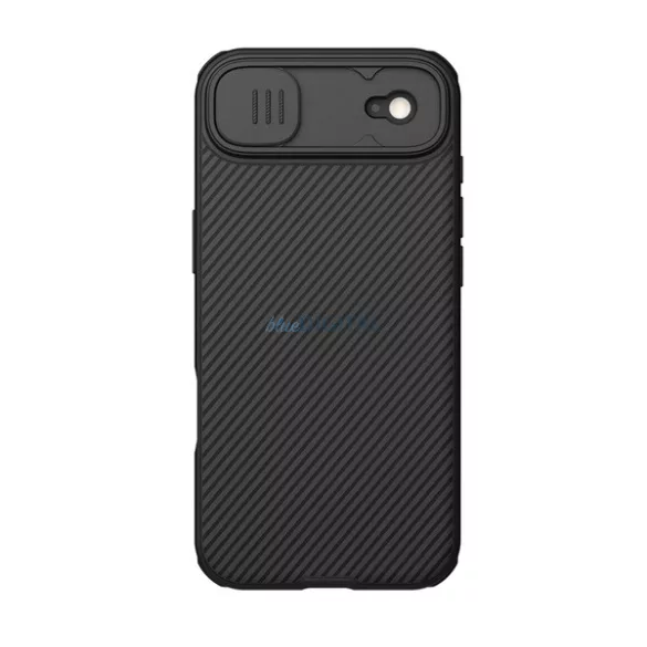 NILLKIN CAMSHIELD PRO MAGNETIC műanyag telefonvédő (ütésállóság, kameravédő, mágneses, csíkos) FEKETE Apple iPhone Air