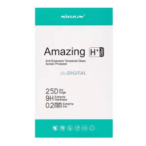 NILLKIN H+ PRO képernyővédő üveg (2.5D, UV szűrés, ultravékony, 0.2mm, 9H + segédkeret) ÁTLÁTSZÓ Apple iPhone Air