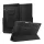 SPIGEN RUGGED ARMOR PRO tok álló (aktív FLIP, ütésállóság, TRIFOLD, asztali tartó, ceruza tartó) FEKETE Samsung Galaxy Tab S11 Ultra 5G (SM-X936B), Galaxy Tab S11 Ultra WIFI (SM-X930)