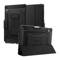  SPIGEN RUGGED ARMOR PRO tok álló (aktív FLIP, ütésállóság, TRIFOLD, asztali tartó, ceruza tartó) FEKETE Samsung Galaxy Tab S11 5G (SM-X736B), Galaxy Tab S11 WIFI (SM-X730)