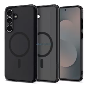 SPIGEN ULTRA HYBRID MAG műanyag telefonvédő (ütésállóság, légpárnás keret, MagSafe) FEKETE Samsung Galaxy S25 FE (SM-S731)
