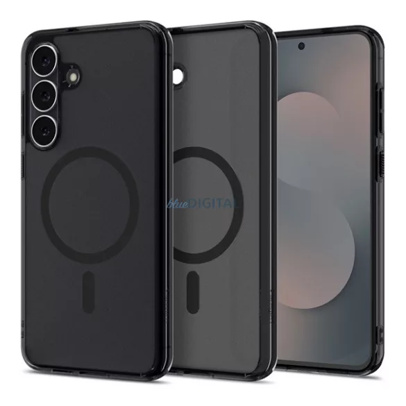 SPIGEN ULTRA HYBRID MAG műanyag telefonvédő (ütésállóság, légpárnás keret, MagSafe) FEKETE Samsung Galaxy S25 FE (SM-S731)