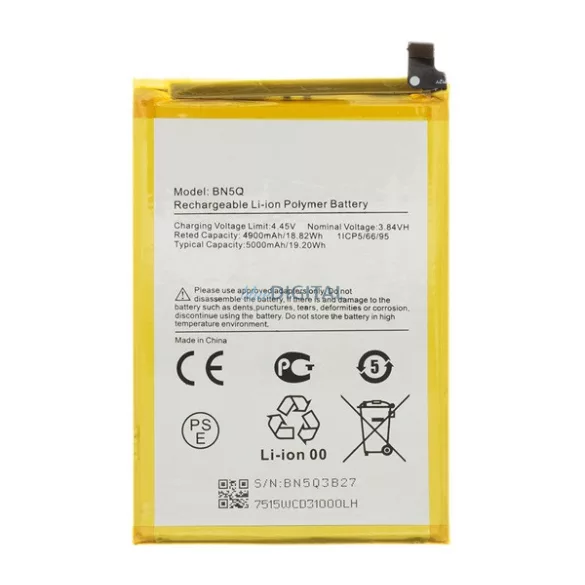 Akku 5000mAh LI-ION (BN5Q kompatibilis) Xiaomi Redmi 13C 4G, Redmi 13C 5G