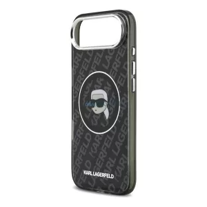 KARL LAGERFELD IML KARL HEAD LOGO MAGSAFE szilikon telefonvédő (ütésállóság, kameravédő, MagSafe) FEKETE Apple iPhone Air