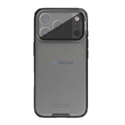   NILLKIN CAMSHIELD PROP szilikon telefonvédő (ütésállóság, kameravédő, kitámasztó, csíkos) ÁTLÁTSZÓ/FEKETE