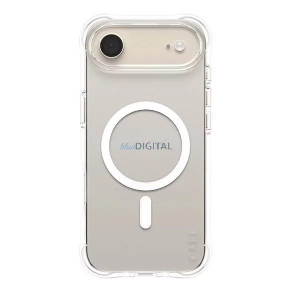 PANZERGLASS CARE SAMBA szilikon telefonvédő (ütésállóság, légpárnás sarok, kameravédő, MagSafe) ÁTLÁTSZÓ iPhone Air 
