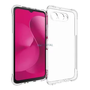 Szilikon telefonvédő (ütésállóság, légpárnás sarok) ÁTLÁTSZÓ T Phone 3 5G