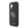 GUESS 4G BIG LOGO szilikon telefonvédő (ütésállóság, bőr hatású hátlap) FEKETE Apple iPhone 17
