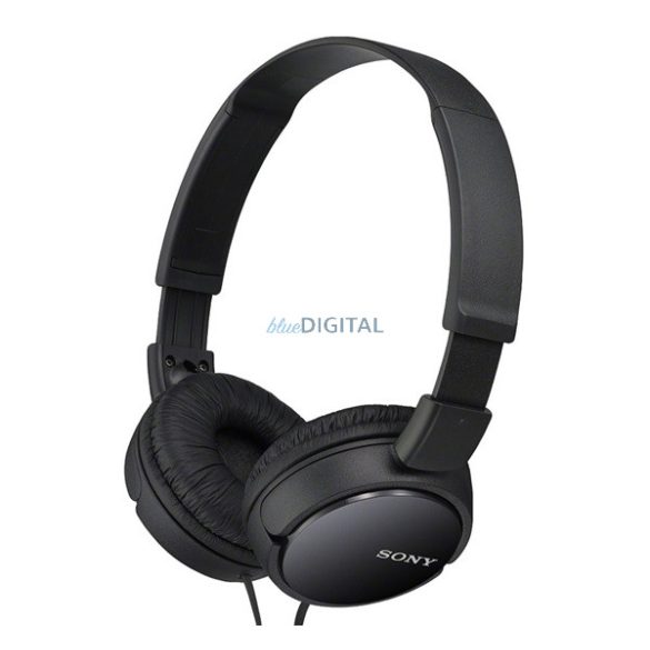 SONY MDR-ZX110 vezetékes fejhallgató SZTEREO (3.5mm jack, mikrofon, összehajtható) FEKETE