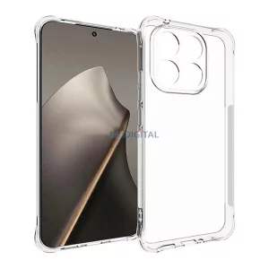 Szilikon telefonvédő (ütésállóság, légpárnás sarok) ÁTLÁTSZÓ Xiaomi 15T