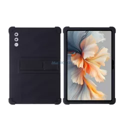   Defender szilikon telefonvédő (ütésállóság, kitámasztó) FEKETE Lenovo Yoga Tab Plus (TB520FU)