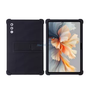 Defender szilikon telefonvédő (ütésállóság, kitámasztó) FEKETE Lenovo Yoga Tab Plus (TB520FU)
