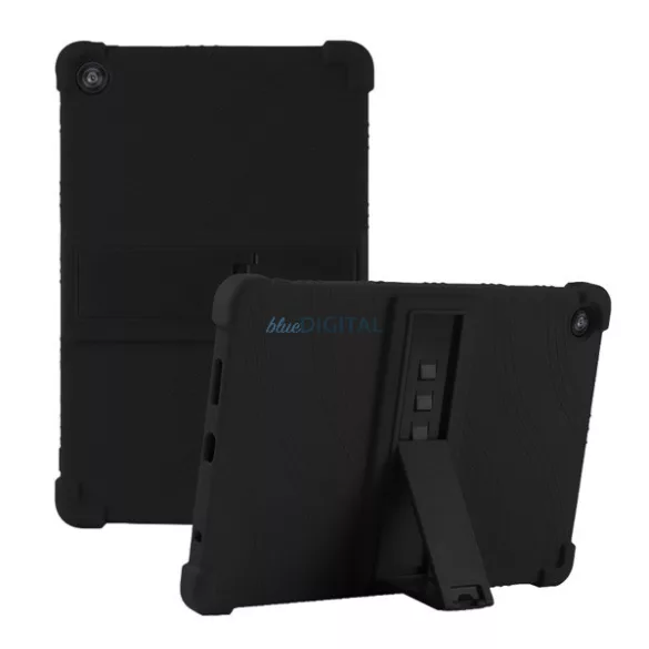 Defender szilikon telefonvédő (ütésállóság, kitámasztó) FEKETE T Tablet 2 5G