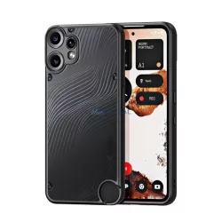   DUX DUCIS AIMO szilikon telefonvédő (ütésállóság, kameravédő, matt, hullám) FEKETE Nothing CMF Phone 2 Pro