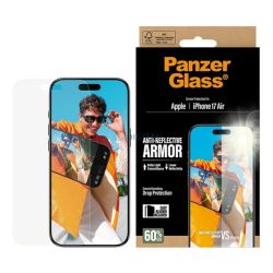   PANZERGLASS ANTI-REFLECTIVE ARMOR EASYALIGNER képernyővédő üveg (tükröződésmentes + segédkeret) ÁTLÁTSZÓ Apple iPhone Air