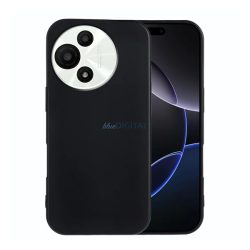 Szilikon telefonvédő (matt) FEKETE TCL 605, 60 SE