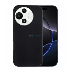 Szilikon telefonvédő (matt) FEKETE TCL 605, 60 SE