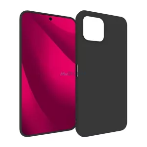 Szilikon telefonvédő (matt) FEKETE T Phone 3 Pro 5G