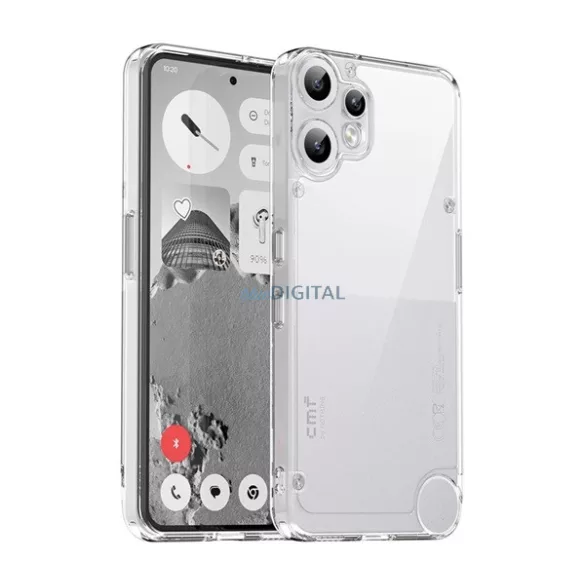Szilikon telefonvédő (ütésállóság, átlátszó hátlap) ÁTLÁTSZÓ Nothing CMF Phone 2 Pro