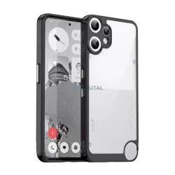   Szilikon telefonvédő (ütésállóság, átlátszó hátlap) FEKETE Nothing CMF Phone 2 Pro