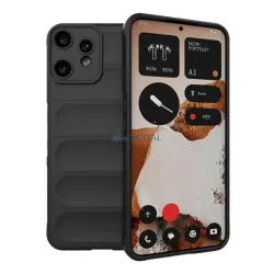   Szilikon telefonvédő (ütésállóság, kameravédő, 3D) FEKETE Nothing CMF Phone 2 Pro