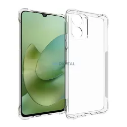   Szilikon telefonvédő (ütésállóság, légpárnás sarok) ÁTLÁTSZÓ Motorola Moto G06 Power (XT2535-13), Moto G06 (XT2535)