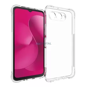 Szilikon telefonvédő (ütésállóság, légpárnás sarok, csúszásgátló felület) ÁTLÁTSZÓ T Phone 3 5G