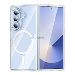   Szilikon telefonvédő (ütésállóság, légpárnás sarok, MagSafe) ÁTLÁTSZÓ Samsung Galaxy Z Fold7 (SM-F966)