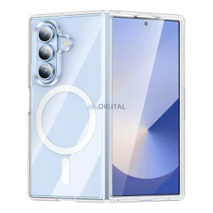 Szilikon telefonvédő (ütésállóság, légpárnás sarok, MagSafe) ÁTLÁTSZÓ Samsung Galaxy Z Fold7 (SM-F966)